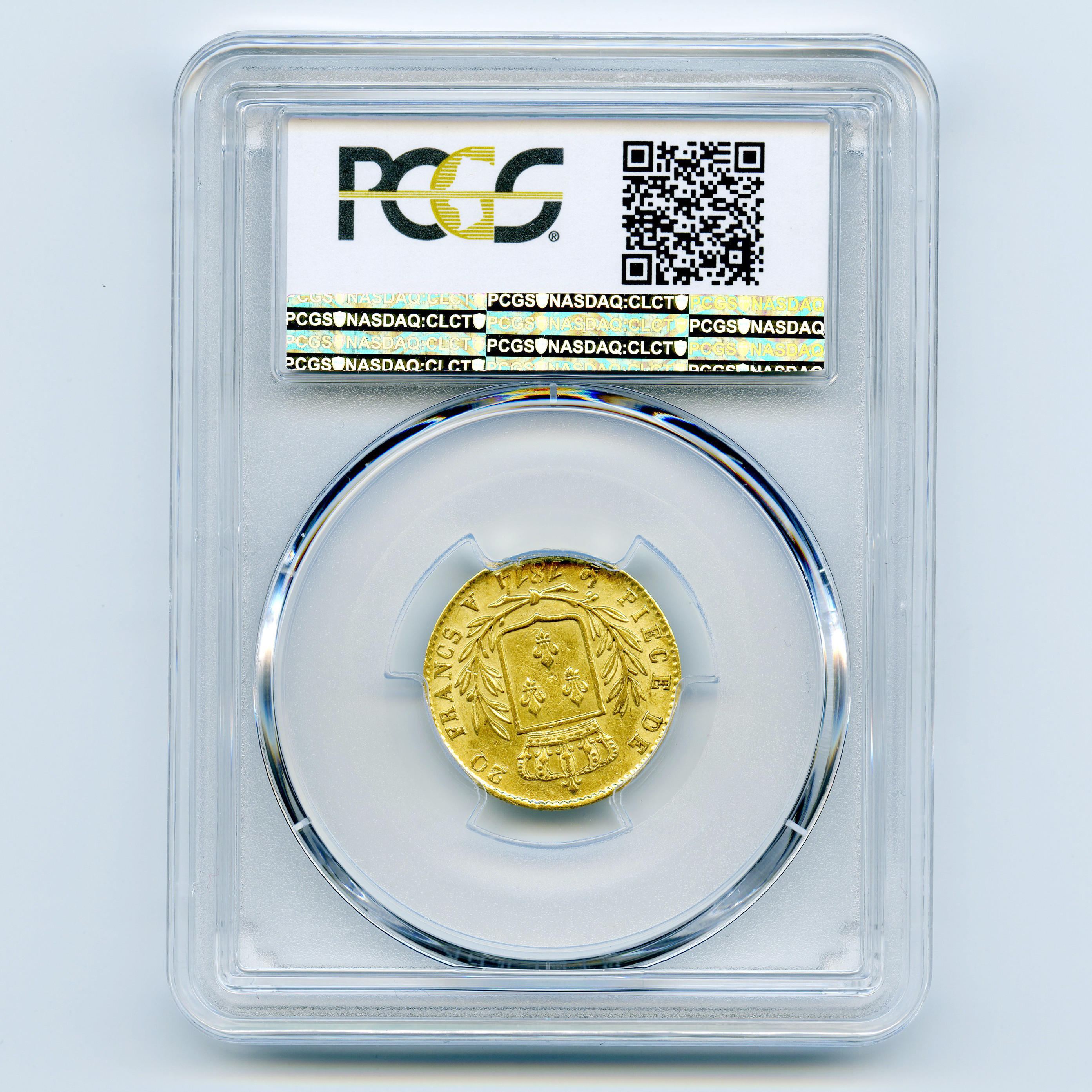 Louis XVIII - 20 Francs - 1814 A revers Louis XVIII - 20 Francs - 1814 A revers