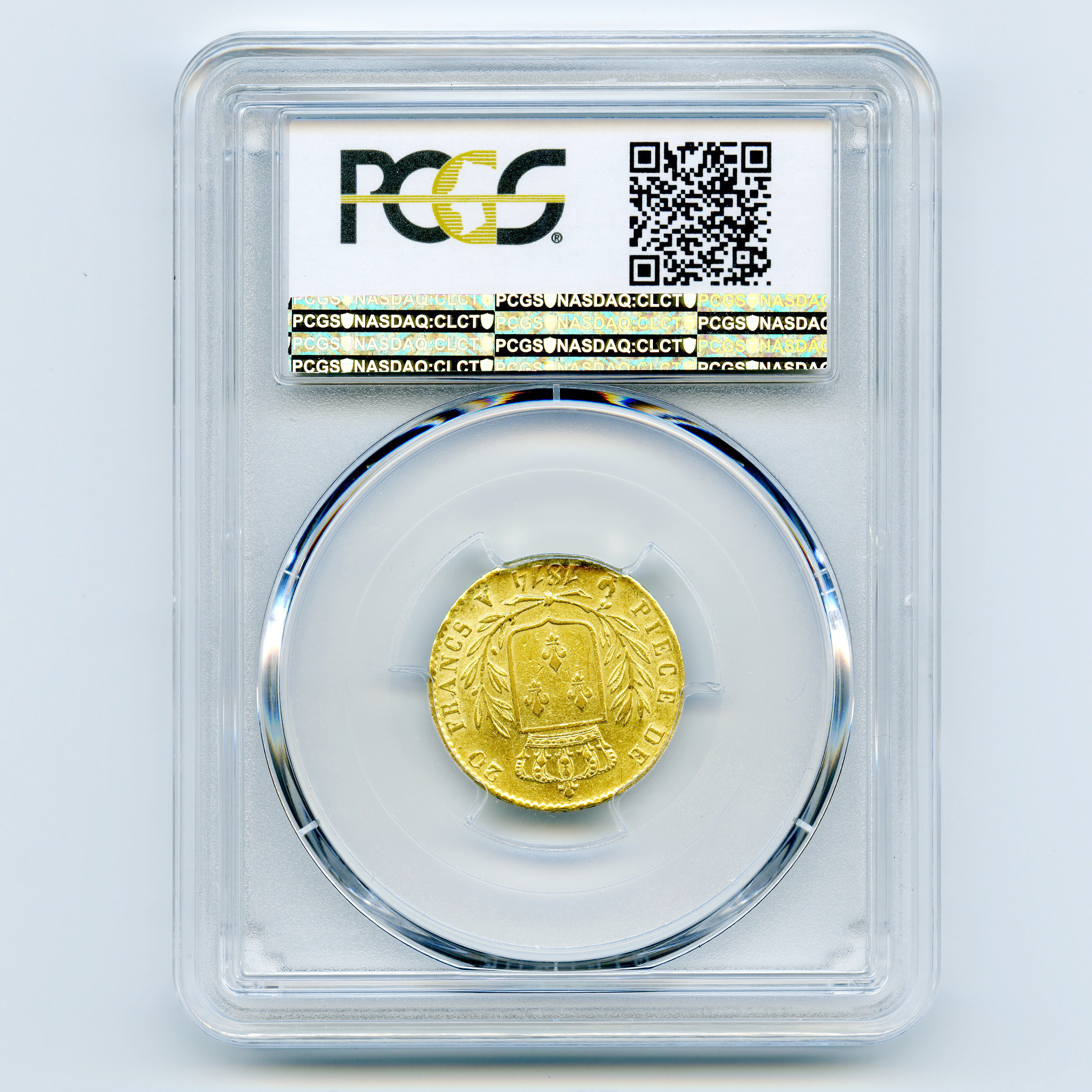 Louis XVIII - 20 Francs - 1814 A revers Louis XVIII - 20 Francs - 1814 A revers