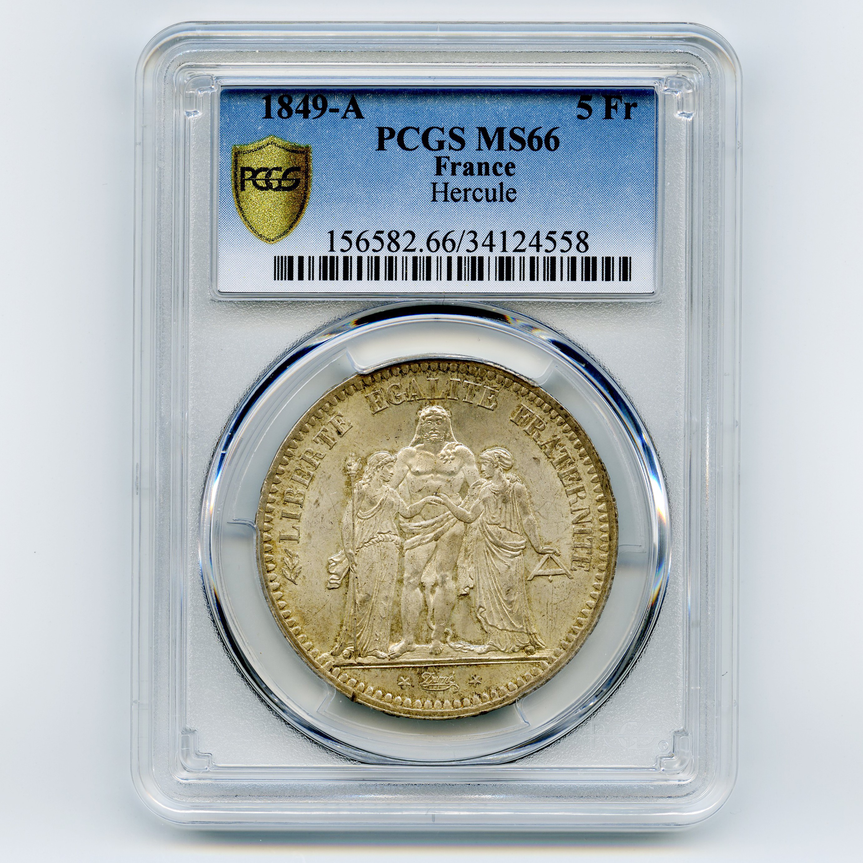 IIème République - 5 Francs - 1849 A avers IIème République - 5 Francs - 1849 A avers
