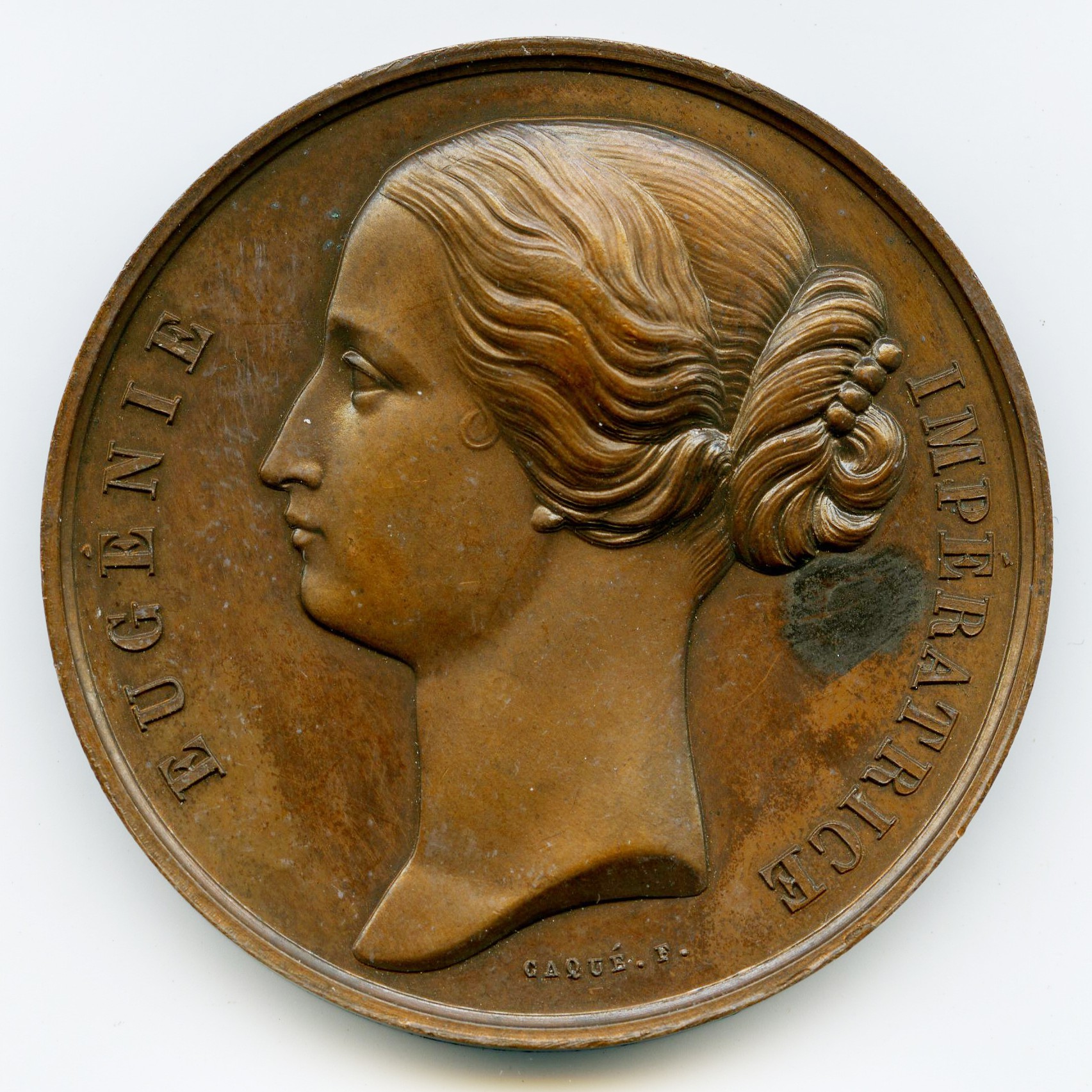Napoléon III - Médaille de Mariage revers