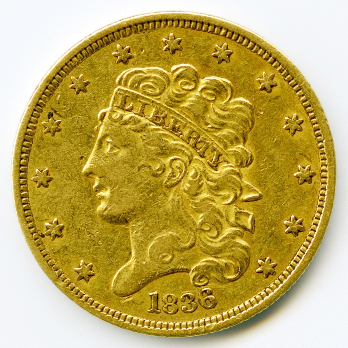 USA - 5 Dollars - 1836 avers USA - 5 Dollars - 1836 avers