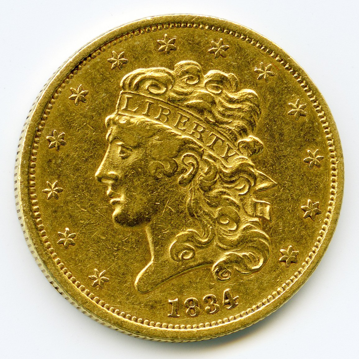 USA - 5 Dollars - 1834 avers USA - 5 Dollars - 1834 avers