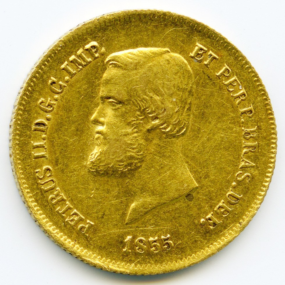 Brésil - 5 000 Reis - 1855 avers Brésil - 5 000 Reis - 1855 avers
