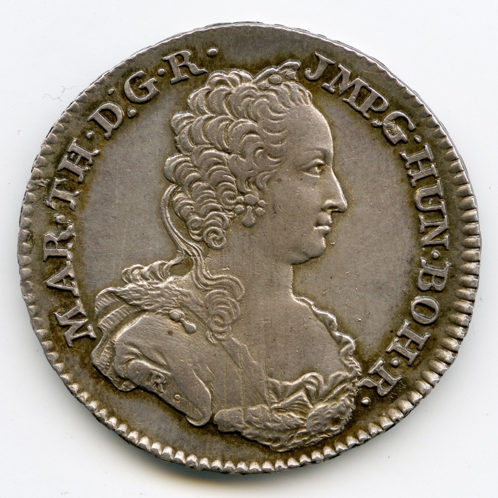 Autriche - Demi Ducaton - 1754 avers