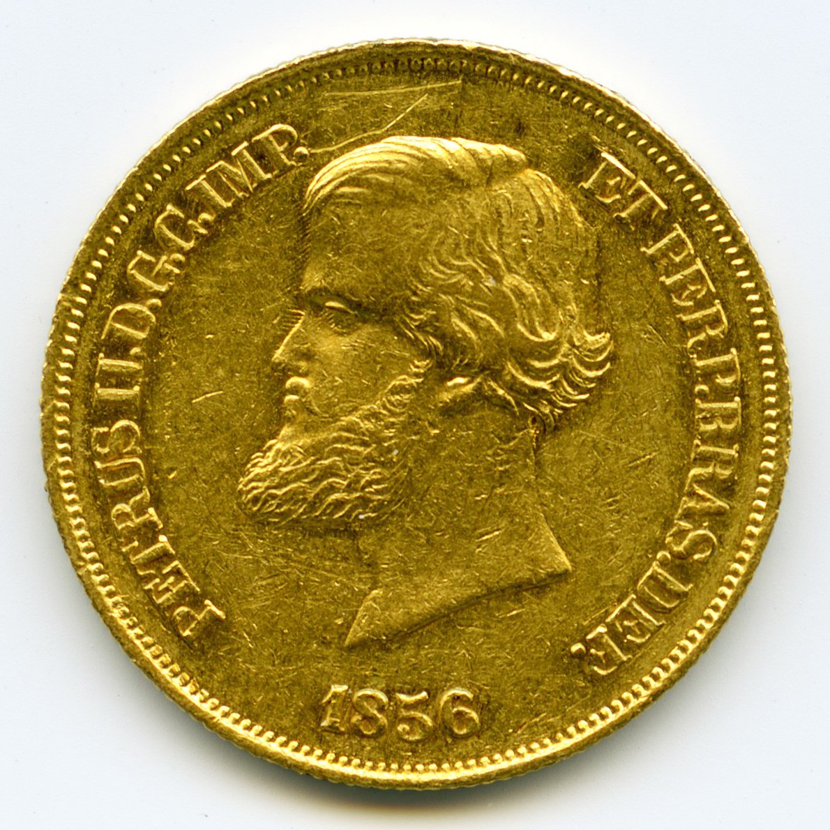 Brésil - 10 000 Reis - 1856 avers