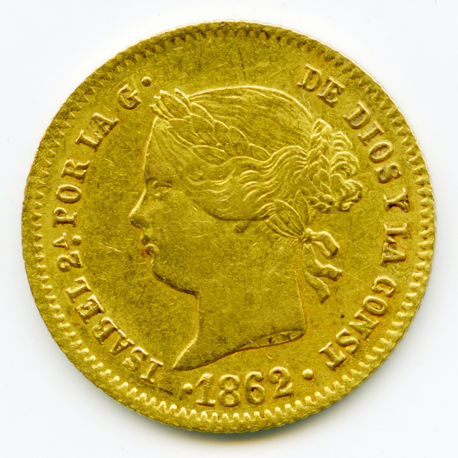 Philippines - 2 Pesos - 1862 avers