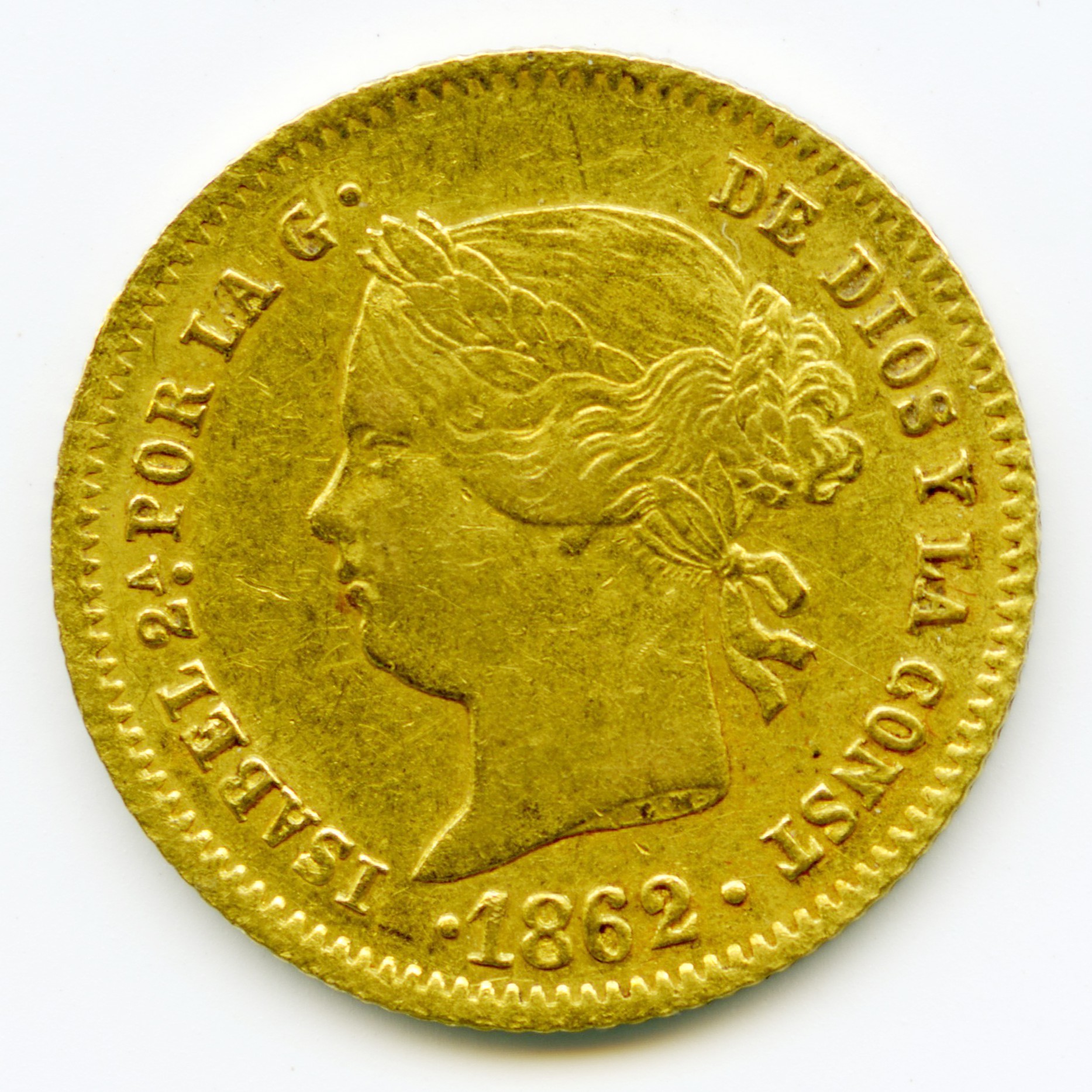 Philippines - 2 Pesos - 1862 avers Philippines - 2 Pesos - 1862 avers