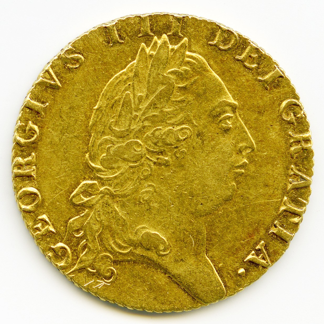 Grande-Bretagne - Guinée - 1791 avers Grande-Bretagne - Guinée - 1791 avers