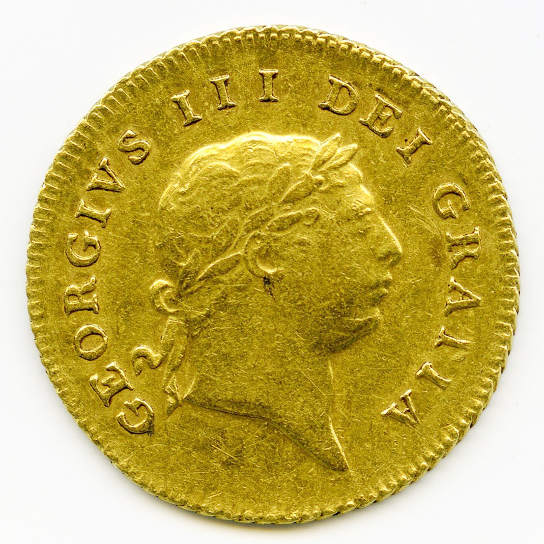 Grande-Bretagne - 1/2 Guinea - 1810 avers