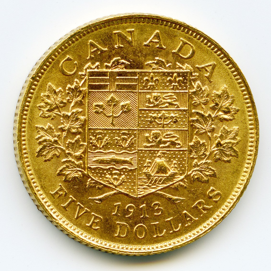 Canada - 5 Dollars - 1913 revers