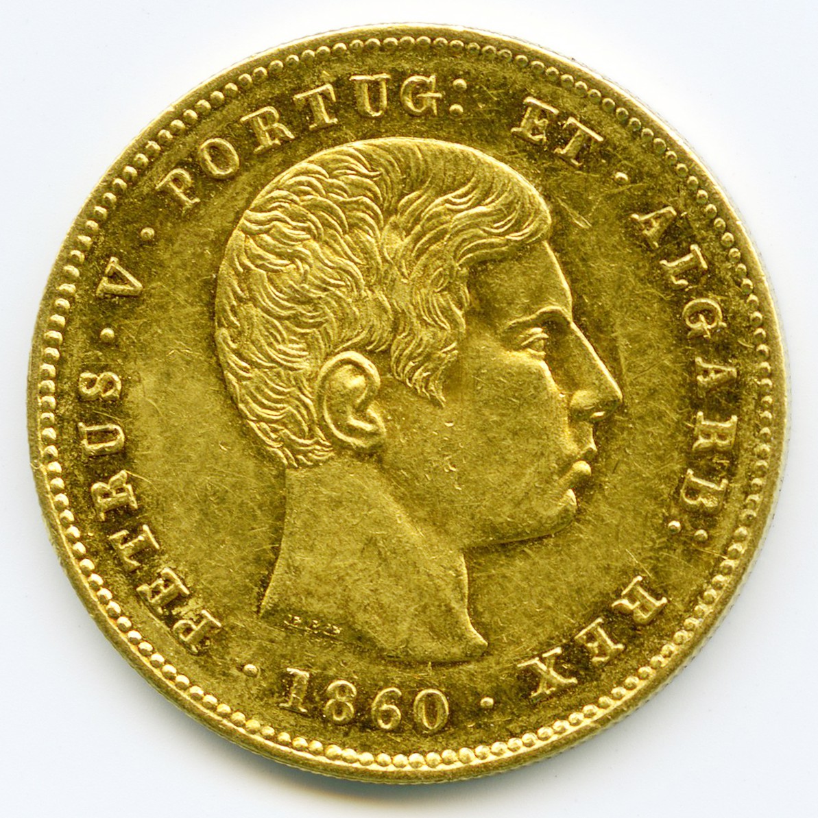 Portugal - 5 000 Reis - 1860 avers