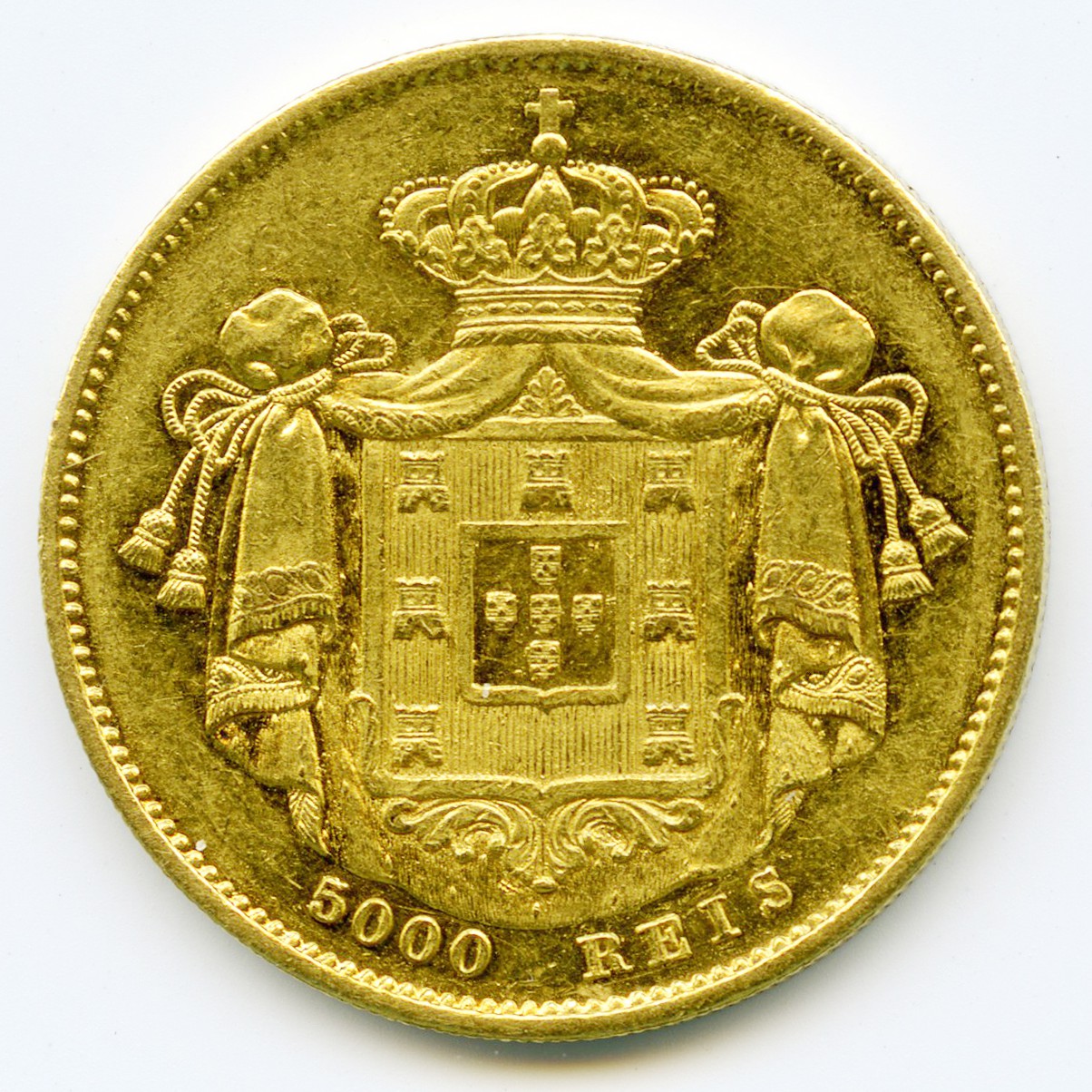 Portugal - 5 000 Reis - 1860 revers