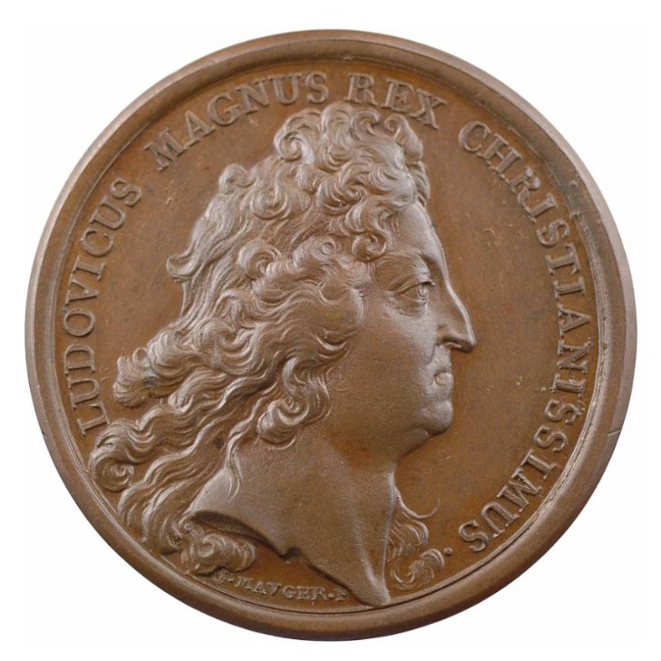 Louis XIV - Compagnie des Indes - 1695 avers