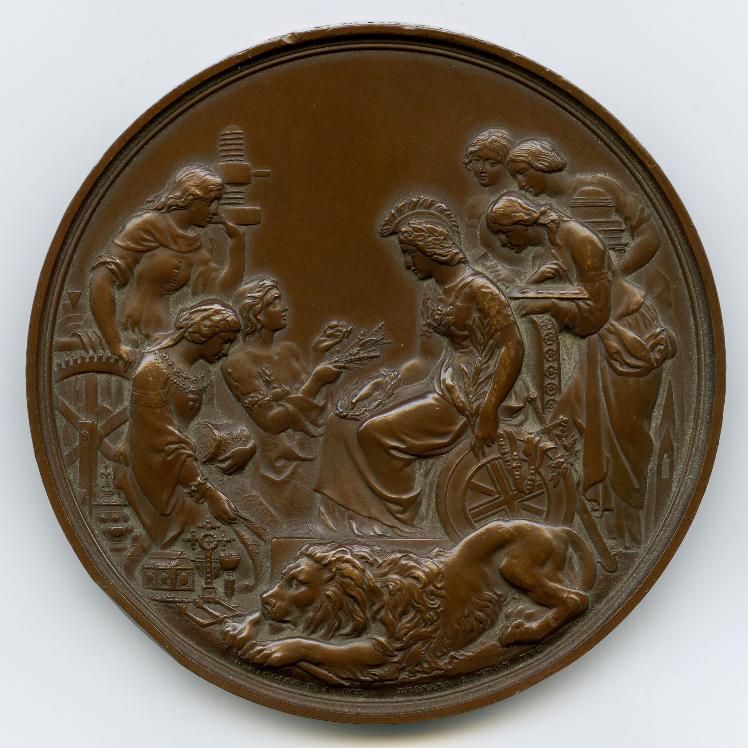 Londres - Médaille bronze - 1862 avers