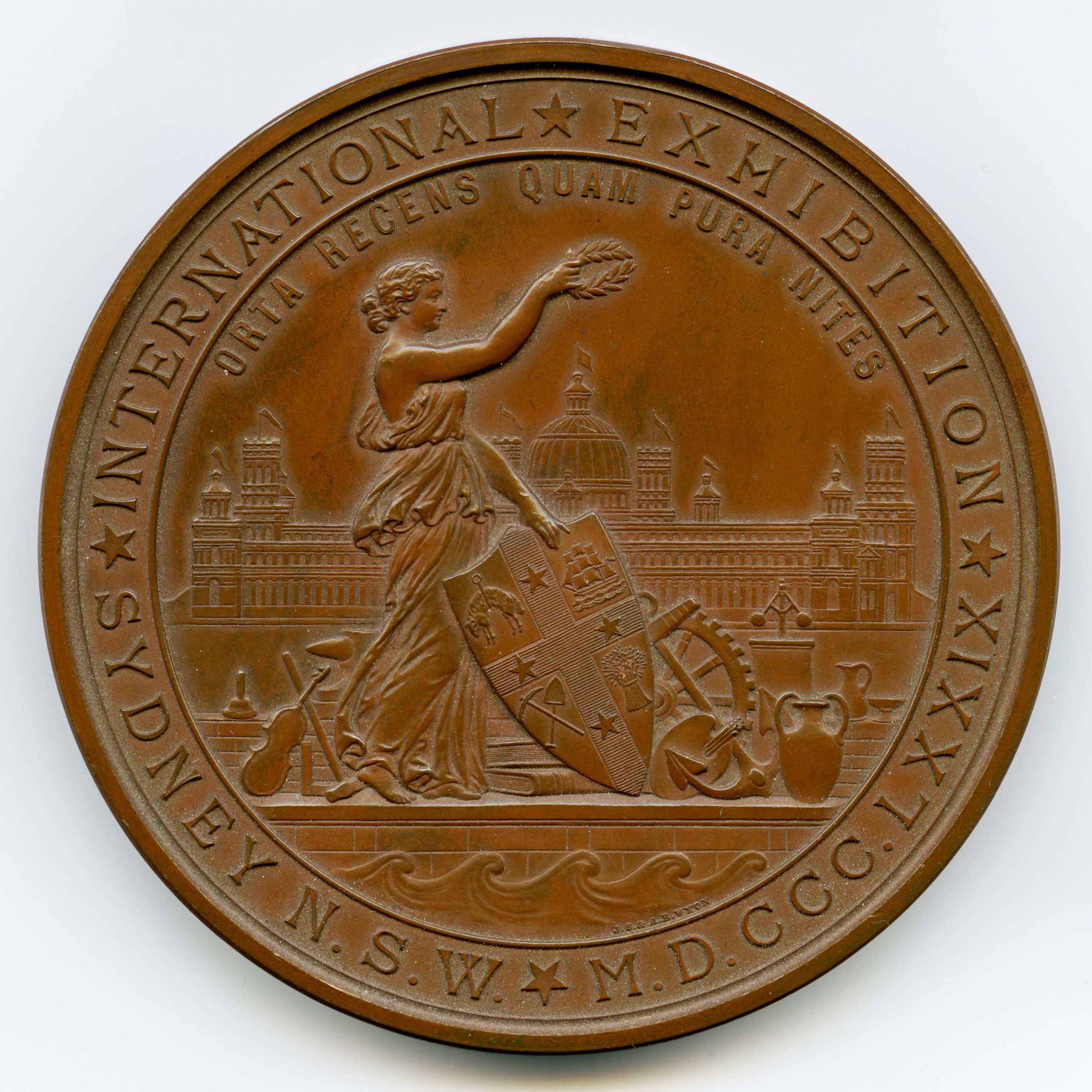 Australie - Médaille bronze - 1879 avers Australie - Médaille bronze - 1879 avers