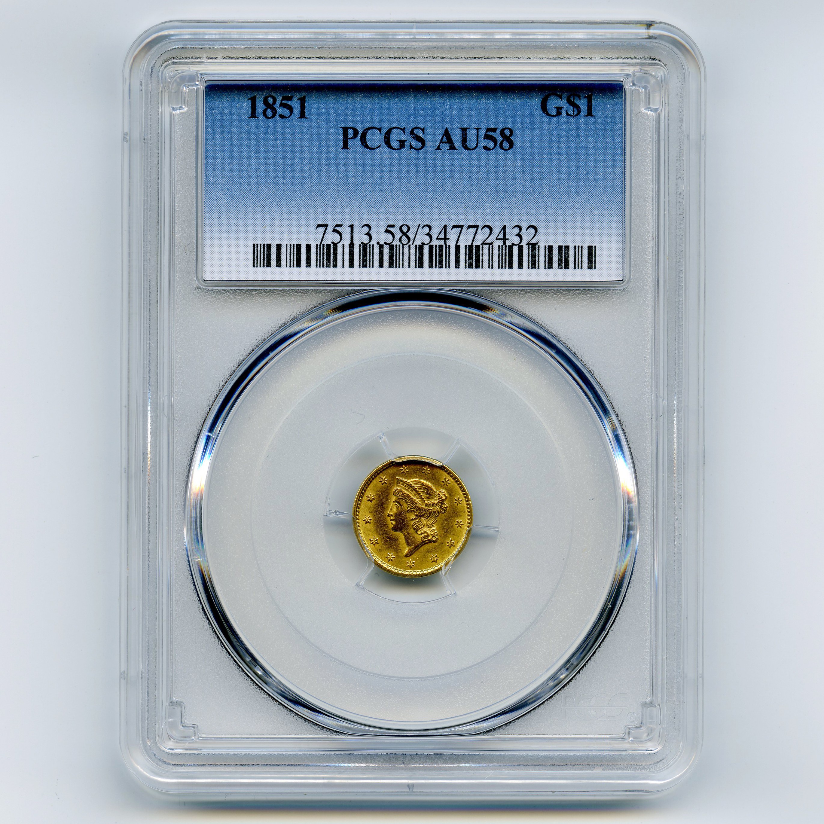 USA - 1 Dollar - 1851 avers