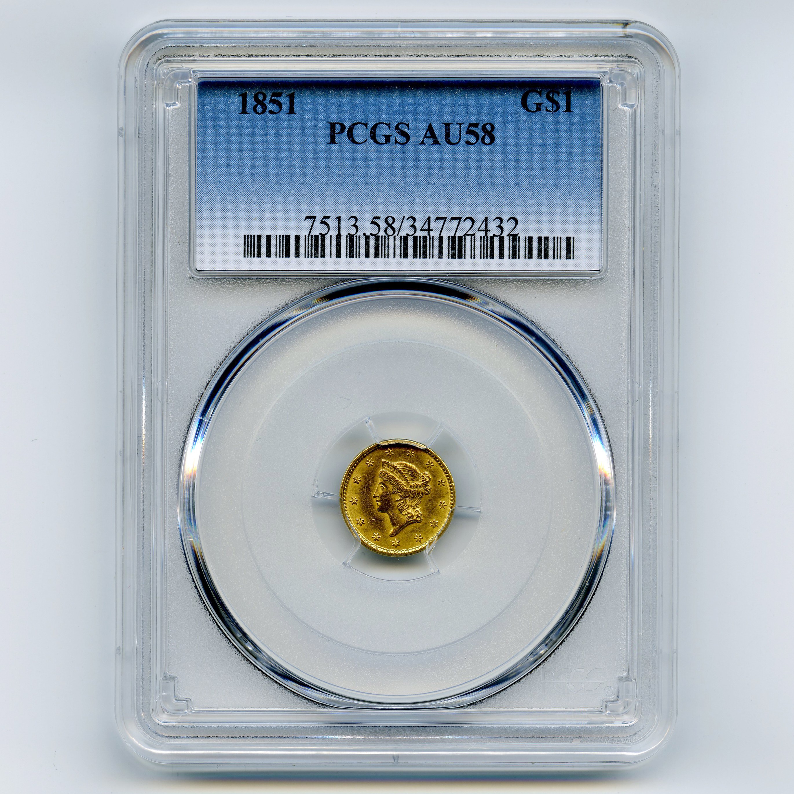USA - 1 Dollar - 1851 avers USA - 1 Dollar - 1851 avers