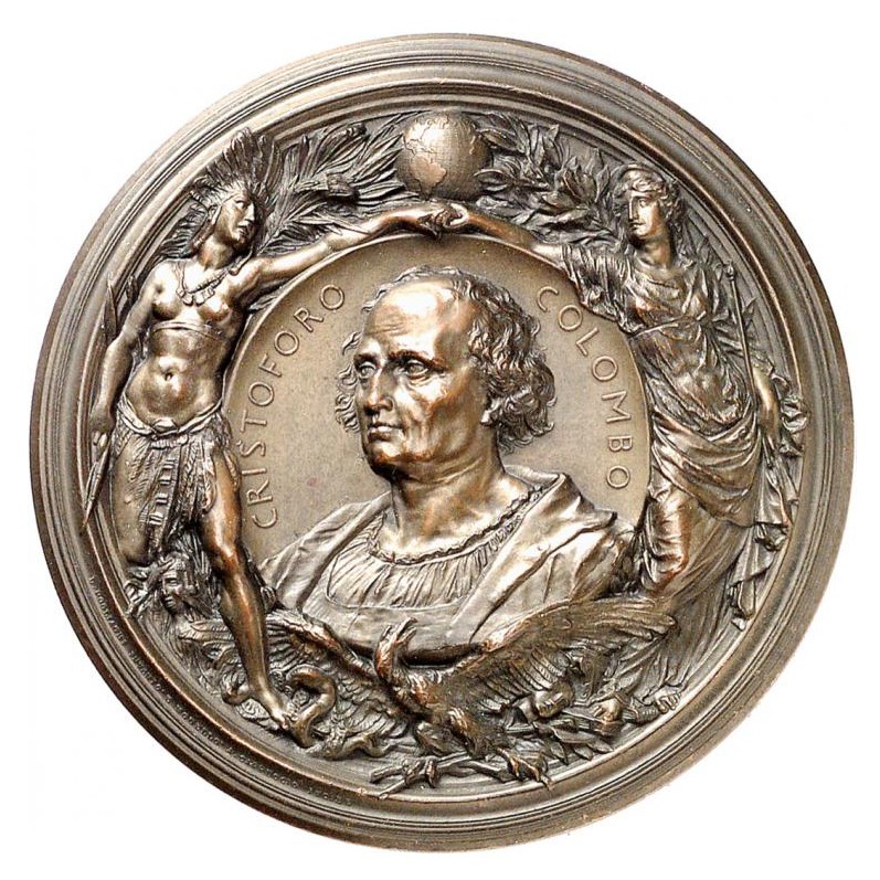 USA - Christophe Colomb - Bronze 1892 avers