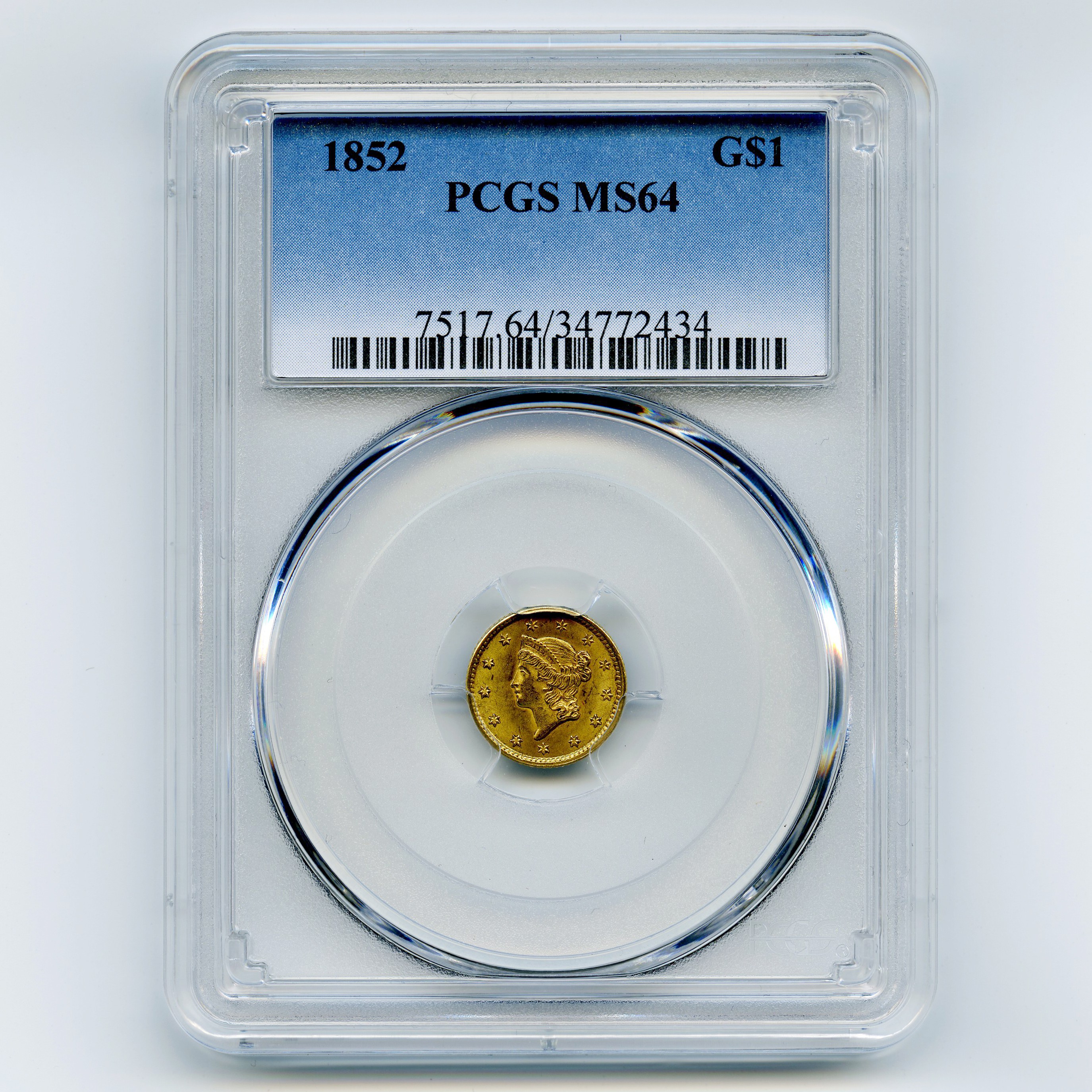 USA - 1 Dollar - 1852 avers USA - 1 Dollar - 1852 avers