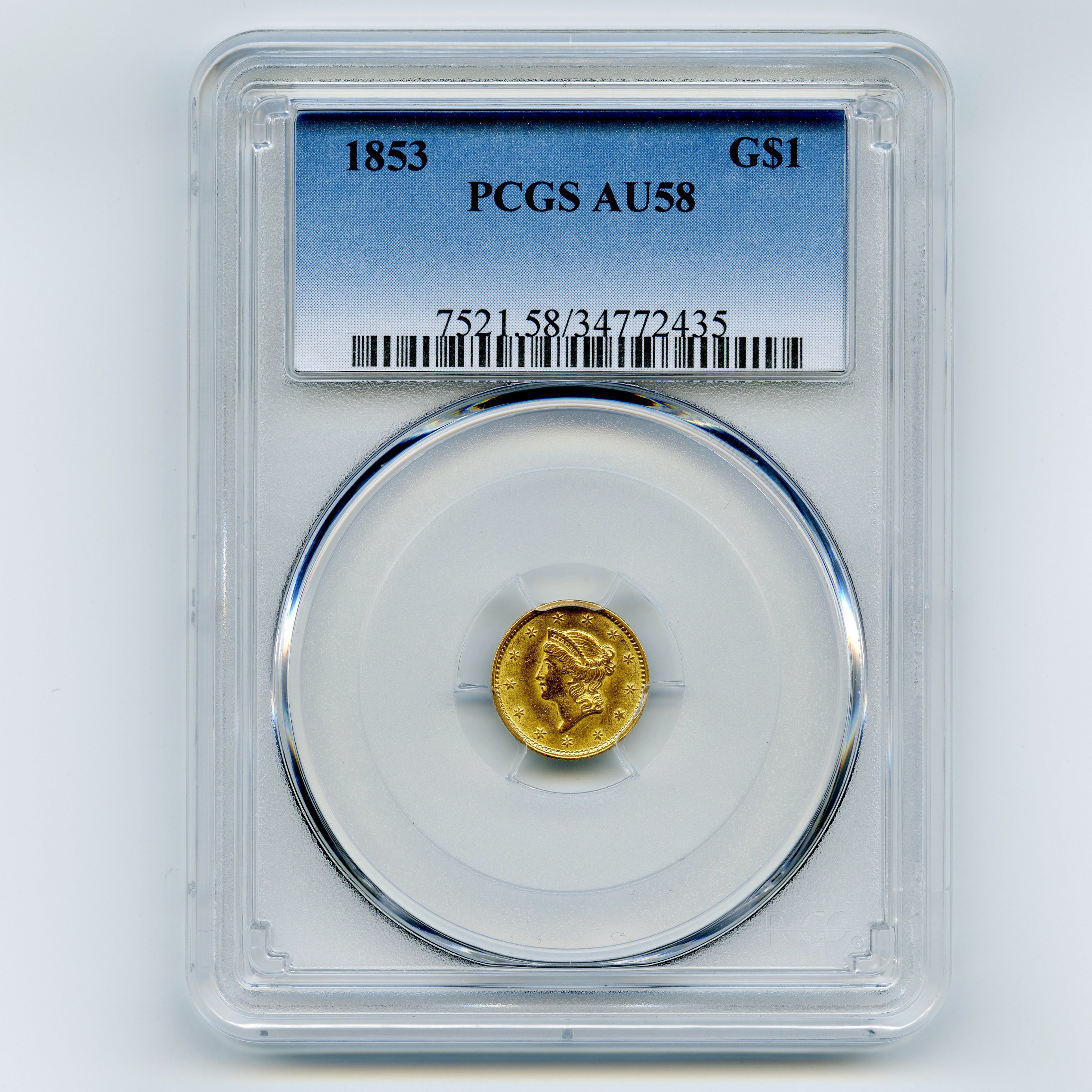 USA - 1 Dollar - 1853 avers USA - 1 Dollar - 1853 avers