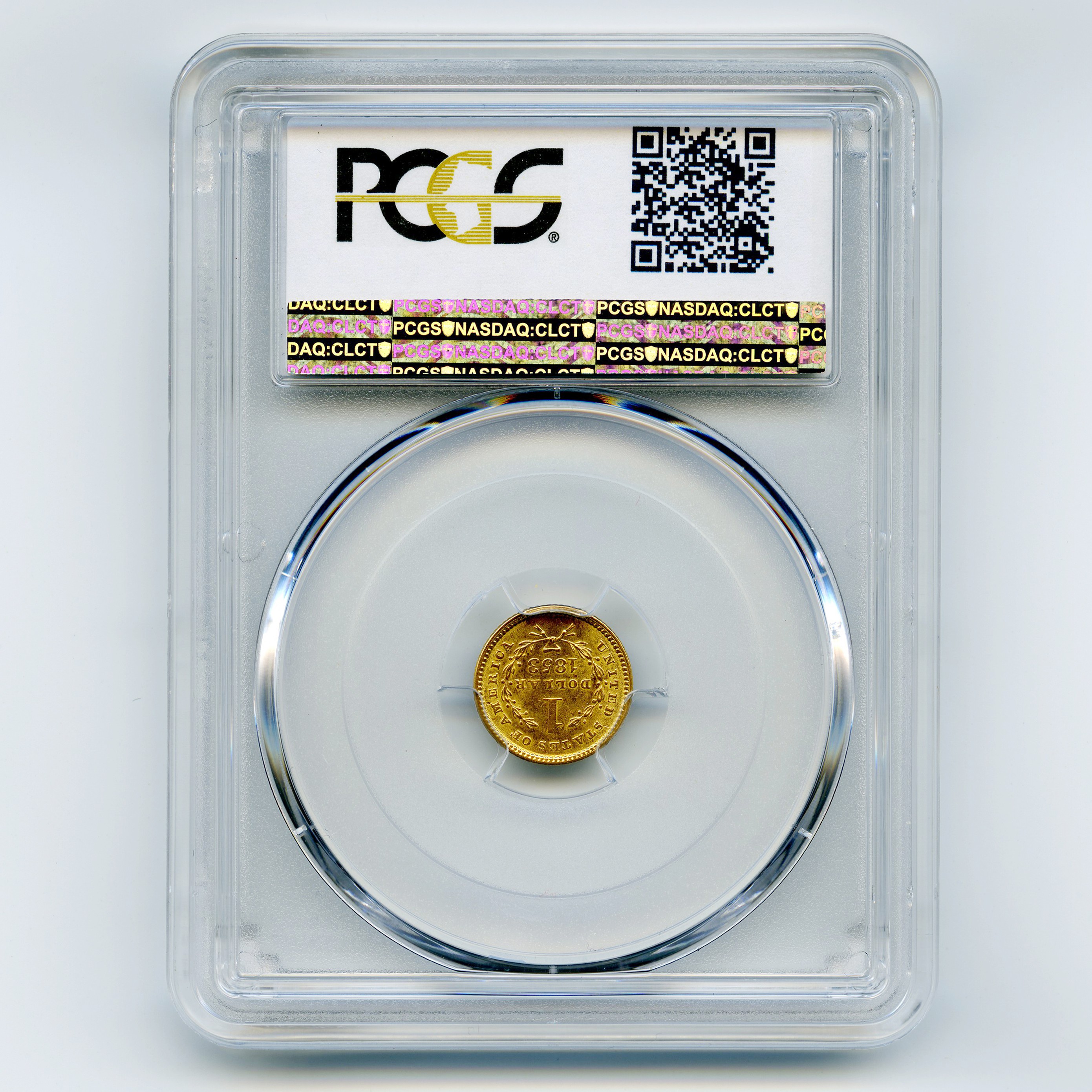 USA - 1 Dollar - 1853 revers USA - 1 Dollar - 1853 revers