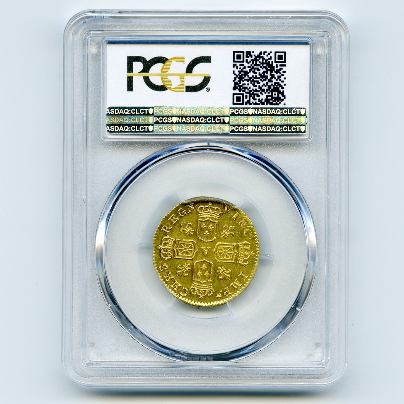 Louis XV - Demi-Louis d'or - 1717 A revers Louis XV - Demi-Louis d'or - 1717 A revers