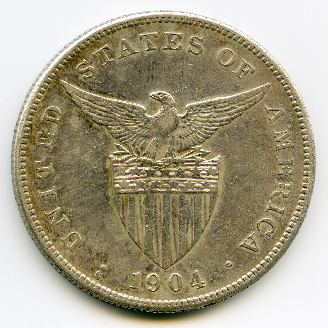 Philippines - 1 Peso - 1904 S revers