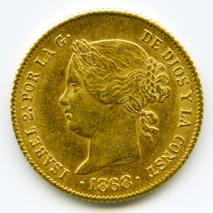 Philippines - 4 Pesos - 1868 avers