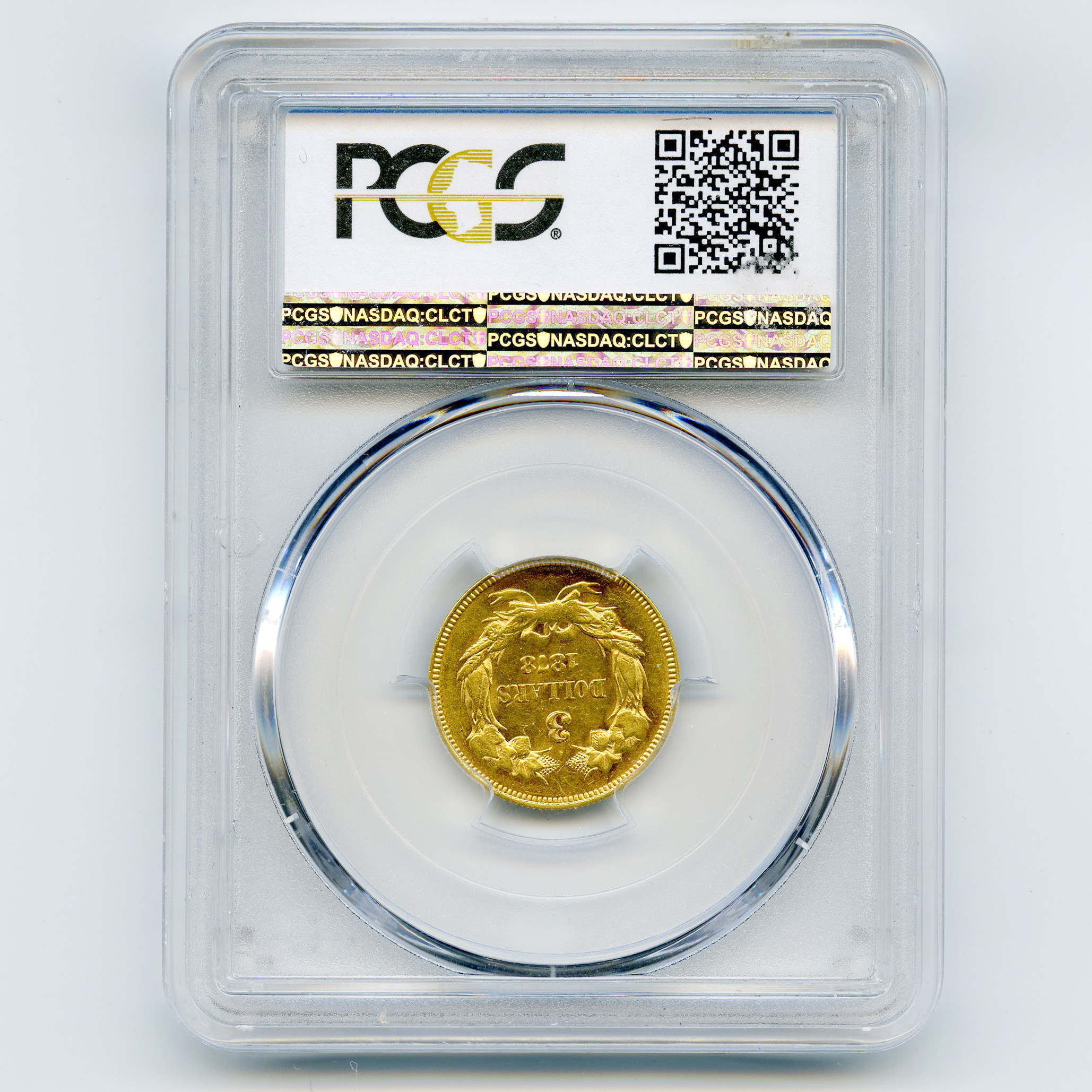 USA - 3 Dollars - 1878 revers USA - 3 Dollars - 1878 revers