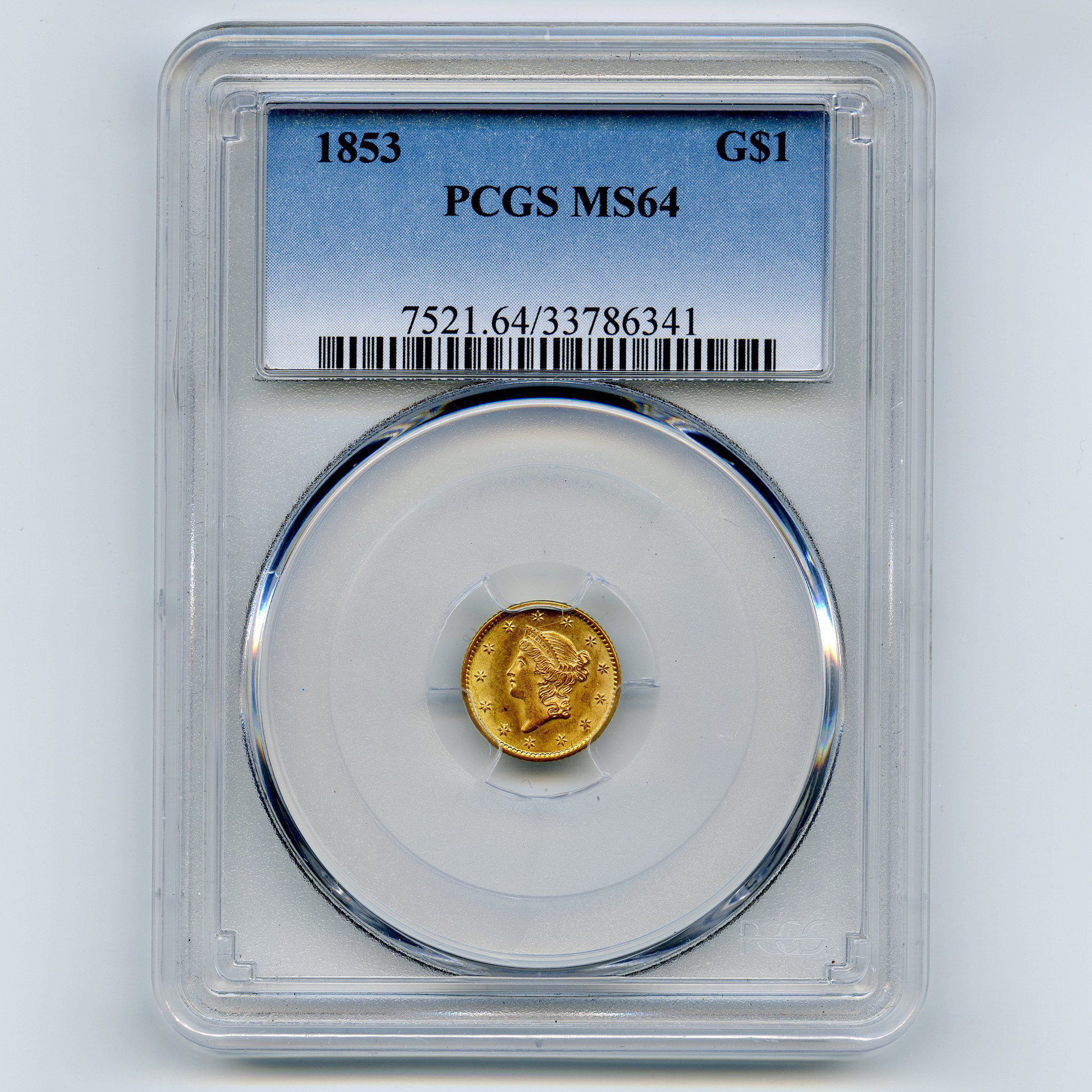 USA - 1 Dollar - 1853 avers USA - 1 Dollar - 1853 avers
