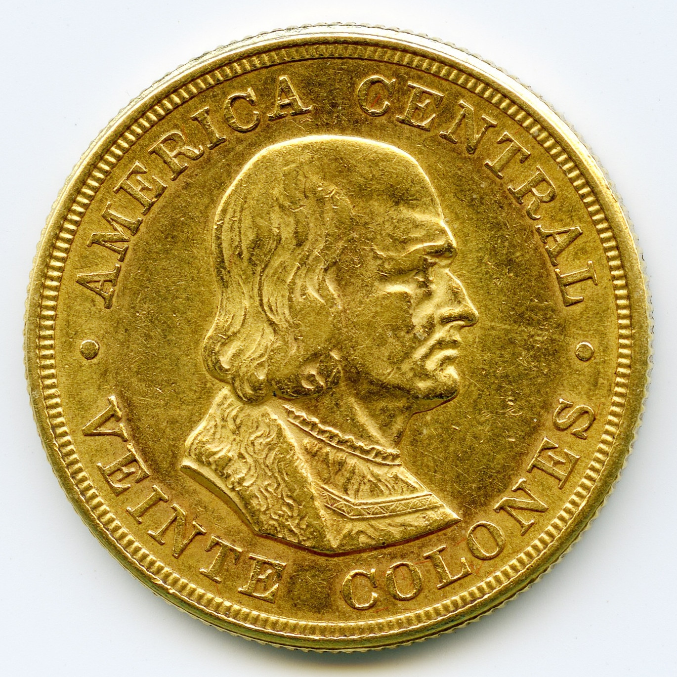 Costa Rica - 20 Colones - 1899 avers Costa Rica - 20 Colones - 1899 avers