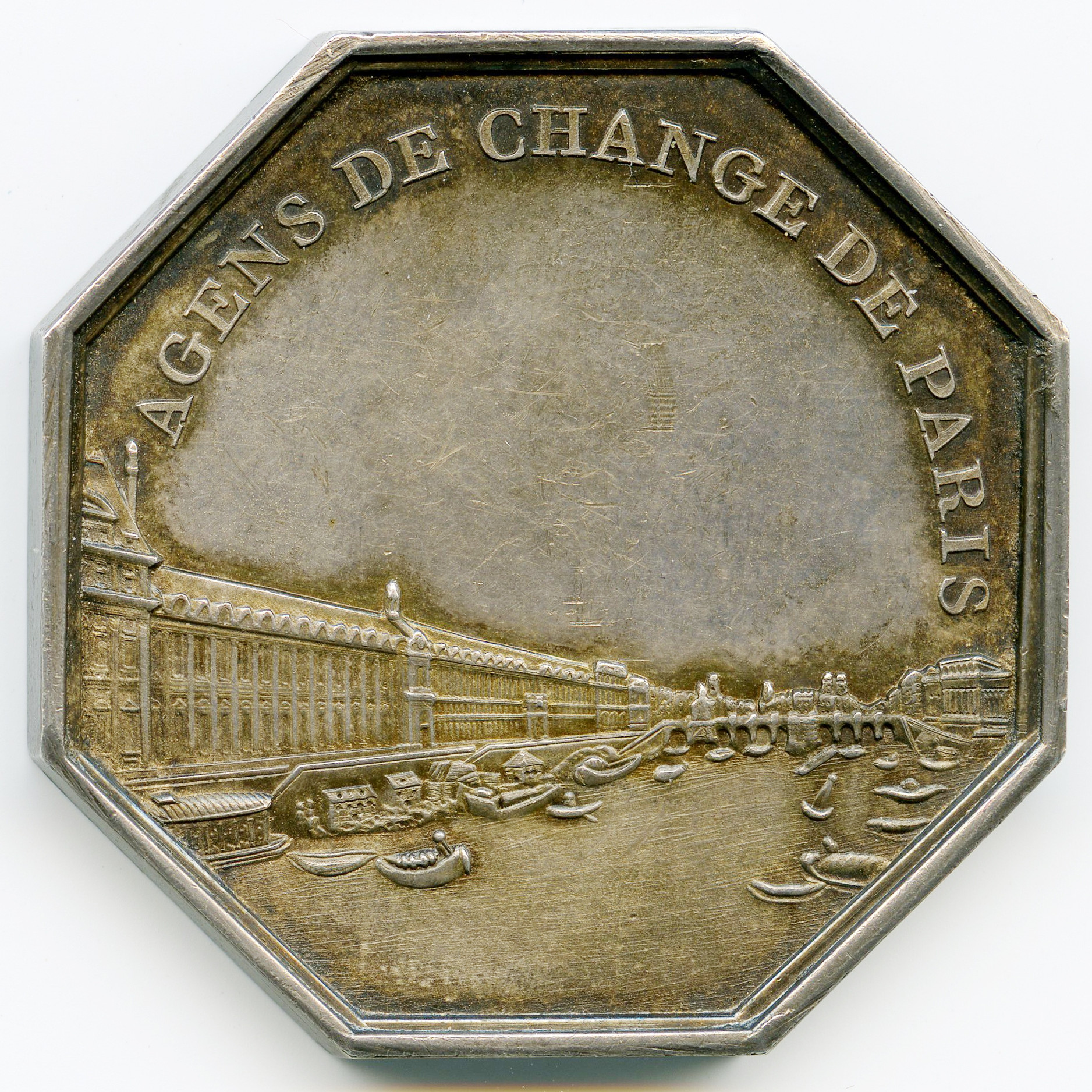 Jeton - Agents de change - An 9 revers Jeton - Agents de change - An 9 revers