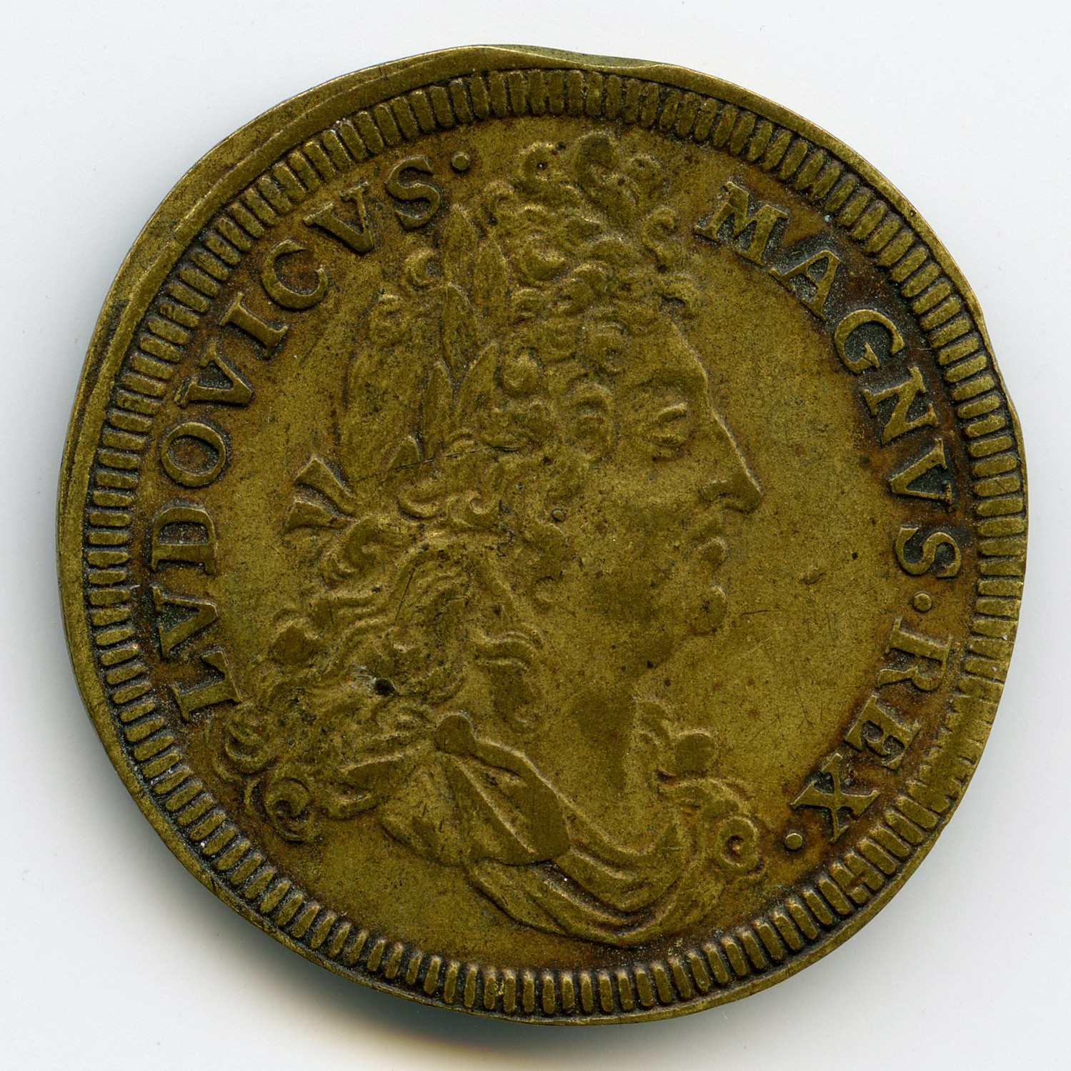 Jeton de Nuremberg - Louis XIV avers Jeton de Nuremberg - Louis XIV avers