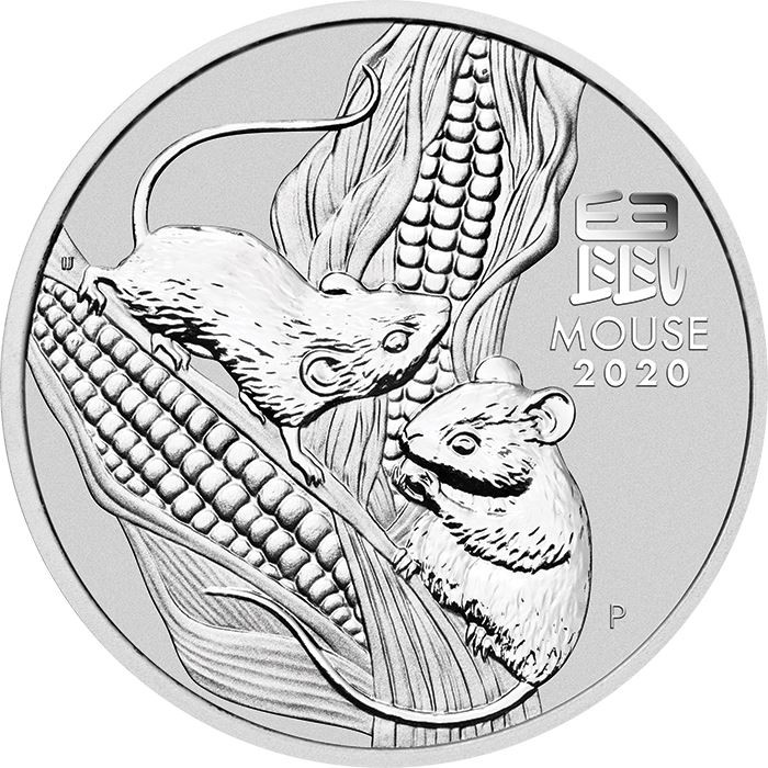 Australie - 2OZ - Année du Rat - 2020 avers