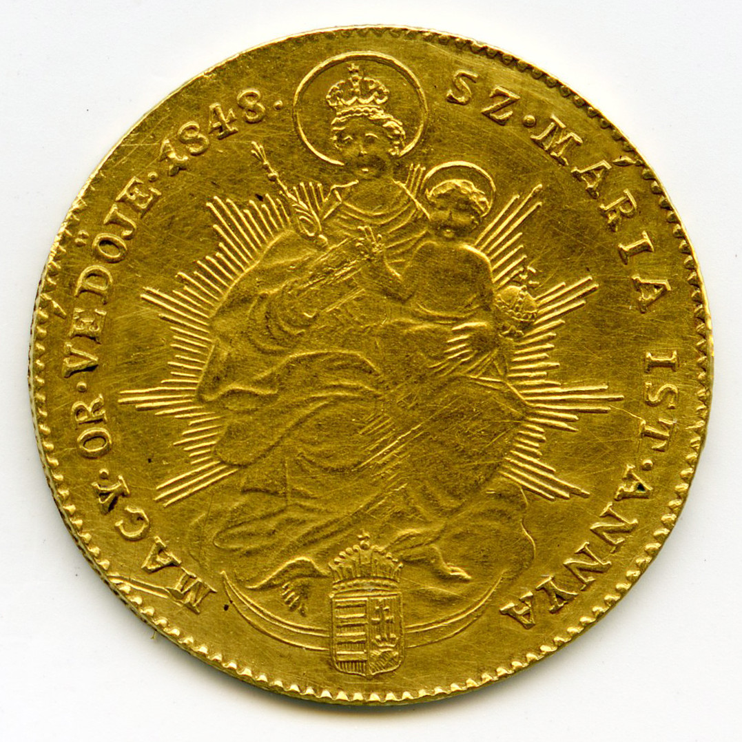 Hongrie - Ducat - 1848 revers Hongrie - Ducat - 1848 revers