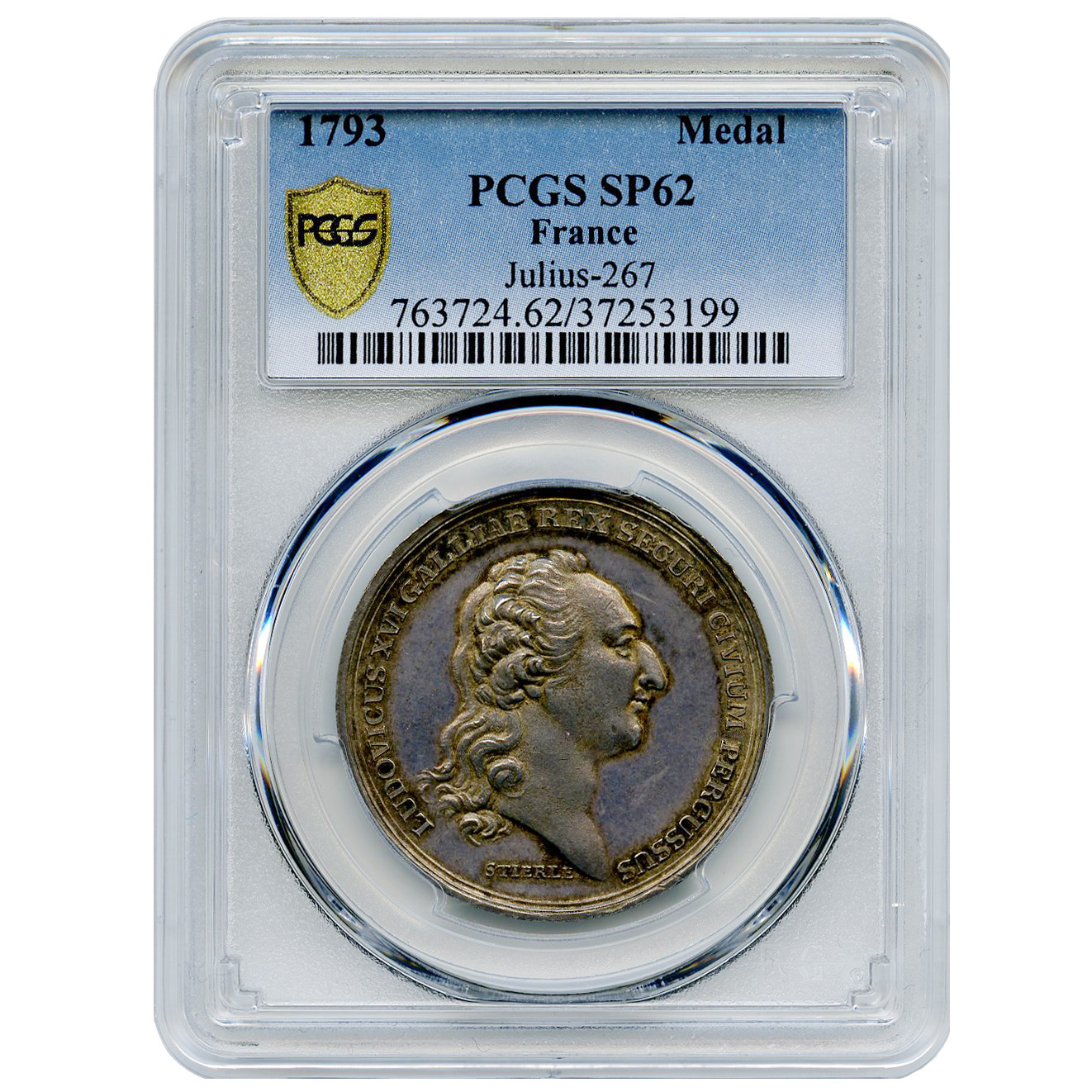 Louis XVI - Médaille - 1793 avers Louis XVI - Médaille - 1793 avers