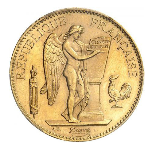 100 Francs Génie - 1908 A avers