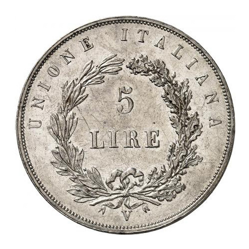Italie - 5 Lire - 1848 Venise revers