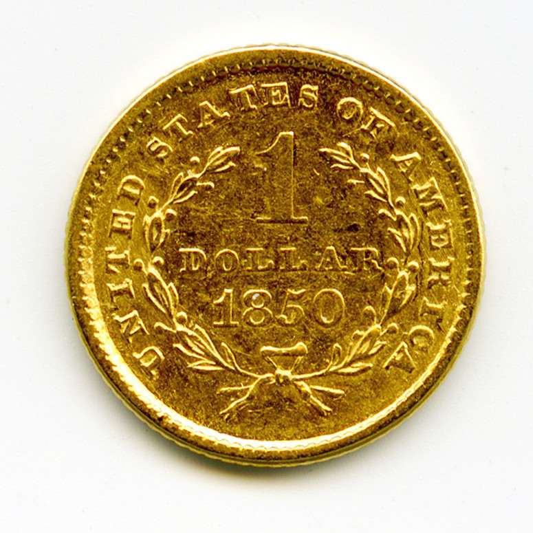 USA - 1 Dollar - 1850 revers