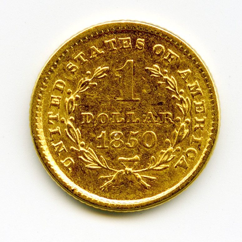 USA - 1 Dollar - 1850 revers USA - 1 Dollar - 1850 revers