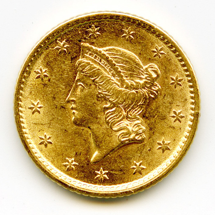 USA - 1 Dollar - 1853 avers