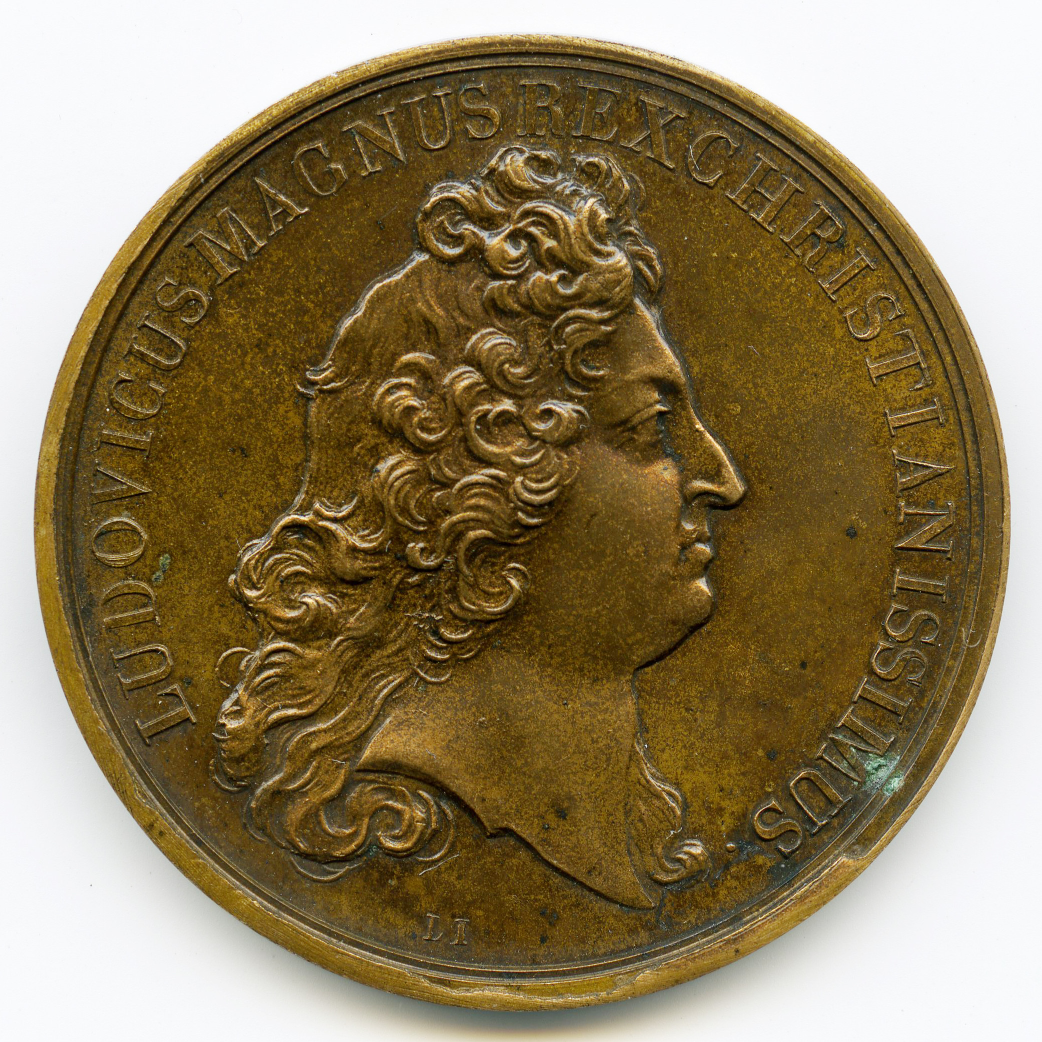 Médaille Louis XIV - Condé 1676 avers