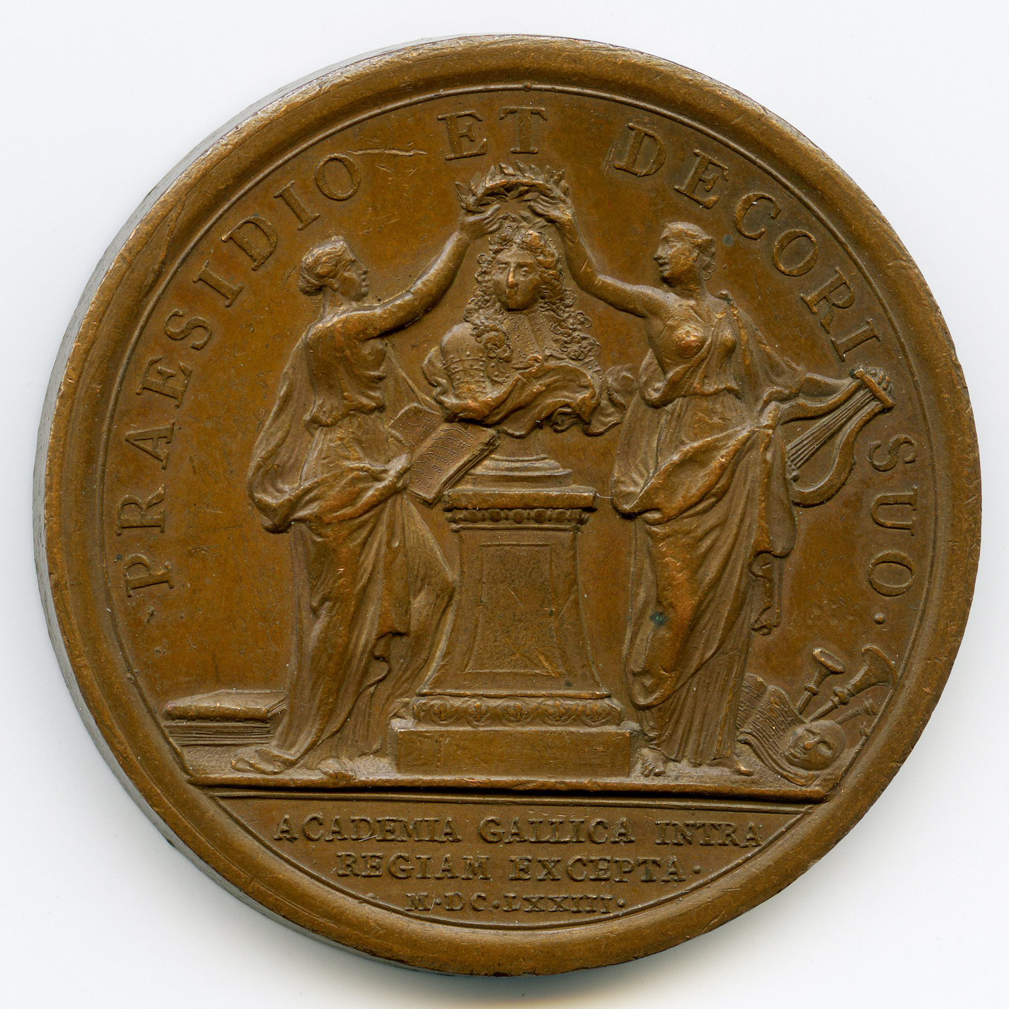 Louis XIV - Médaille bronze - 1673 revers