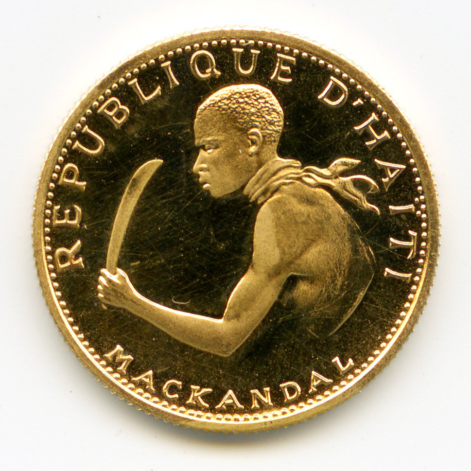 Haïti - 20 Gourdes or - 1968 avers Haïti - 20 Gourdes or - 1968 avers