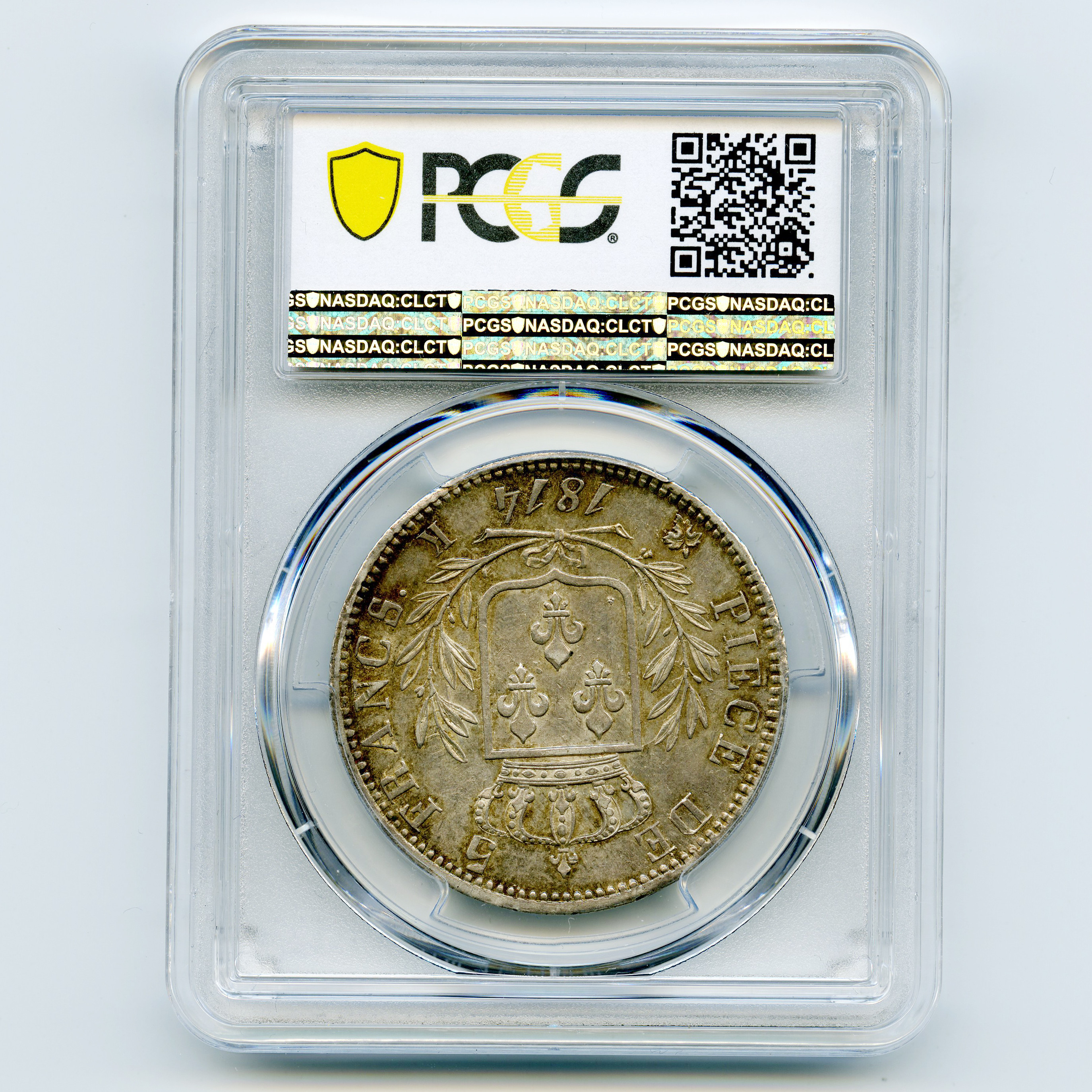 Louis XVIII - 5 Francs - 1814 K revers Louis XVIII - 5 Francs - 1814 K revers