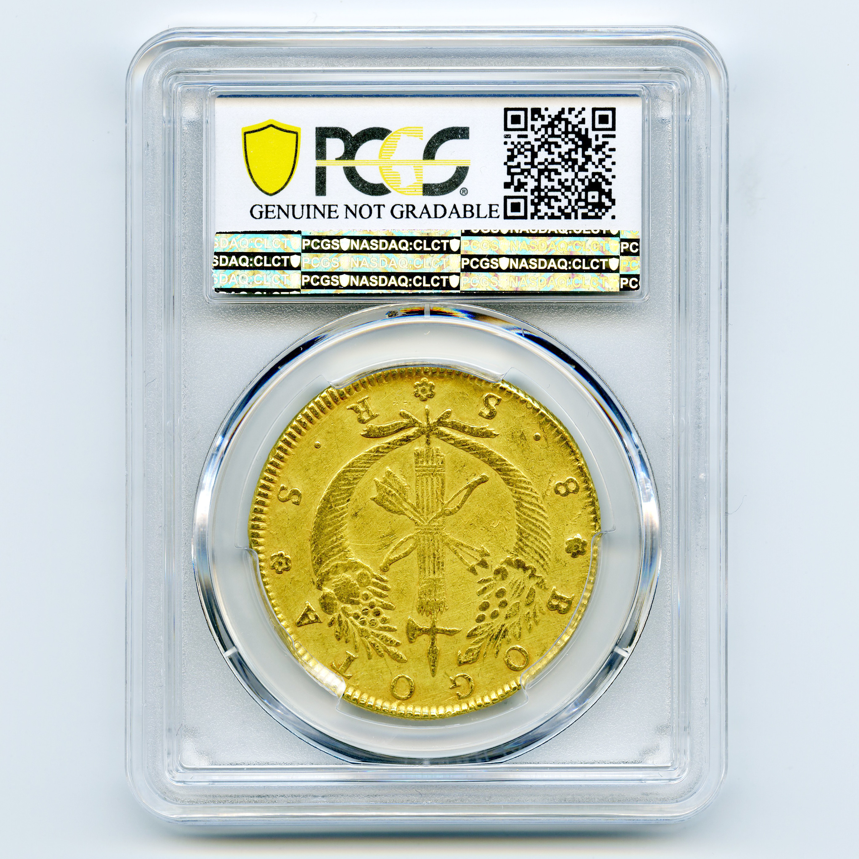 Colombie - 8 Escudos - 1828 RS revers Colombie - 8 Escudos - 1828 RS revers