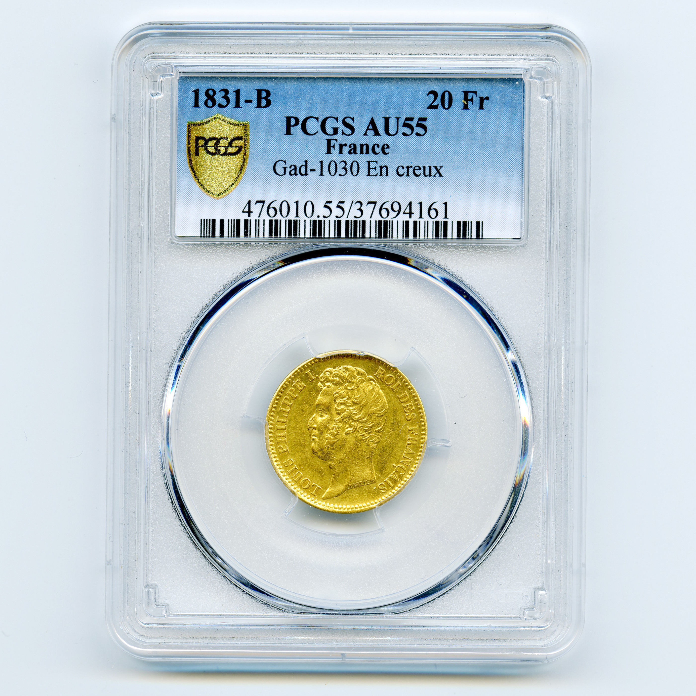 Louis-Philippe - 20 Francs - 1831 B avers Louis-Philippe - 20 Francs - 1831 B avers