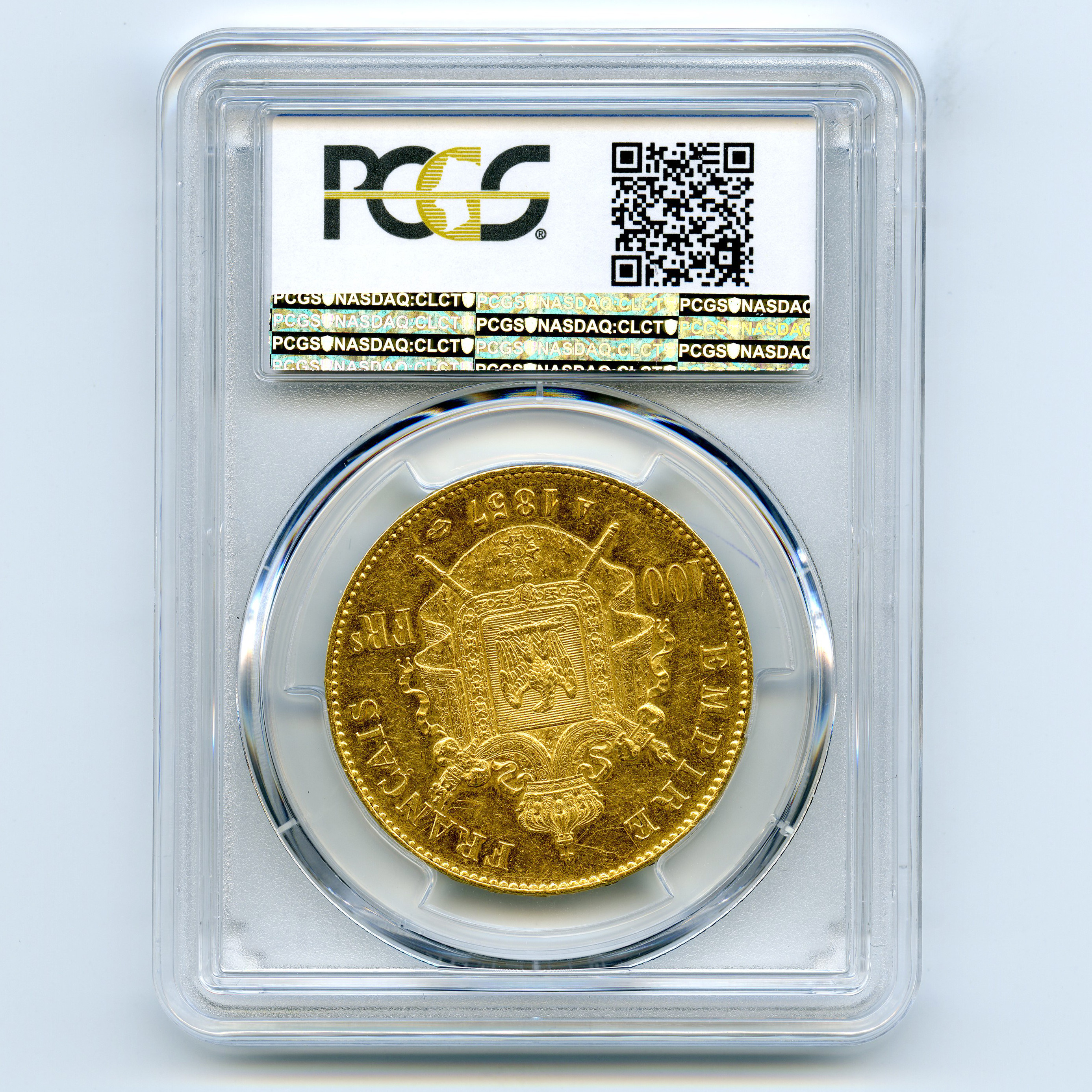 Napoléon III - 100 Francs - 1857 A revers Napoléon III - 100 Francs - 1857 A revers