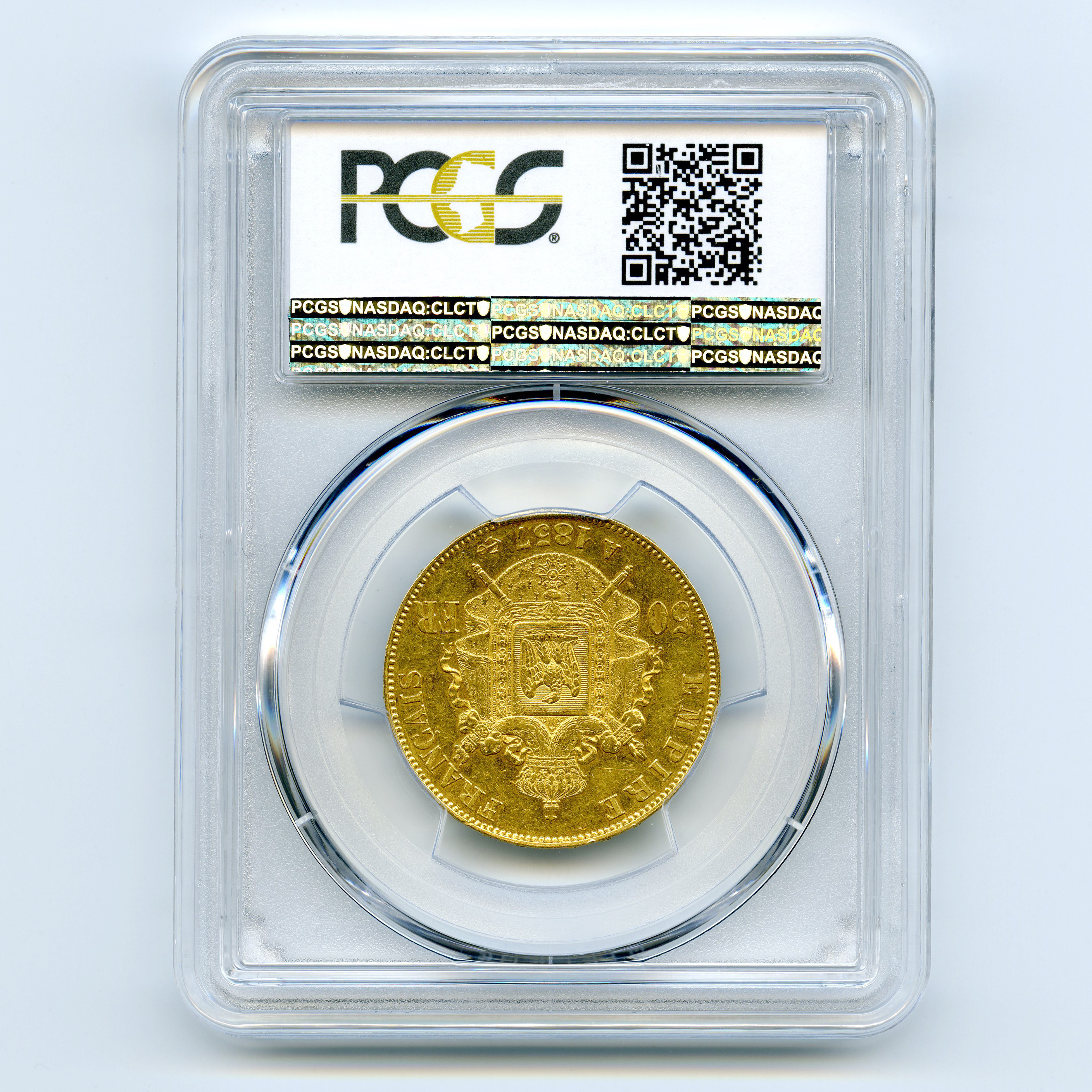Napoléon III - 50 Francs - 1857 A revers Napoléon III - 50 Francs - 1857 A revers