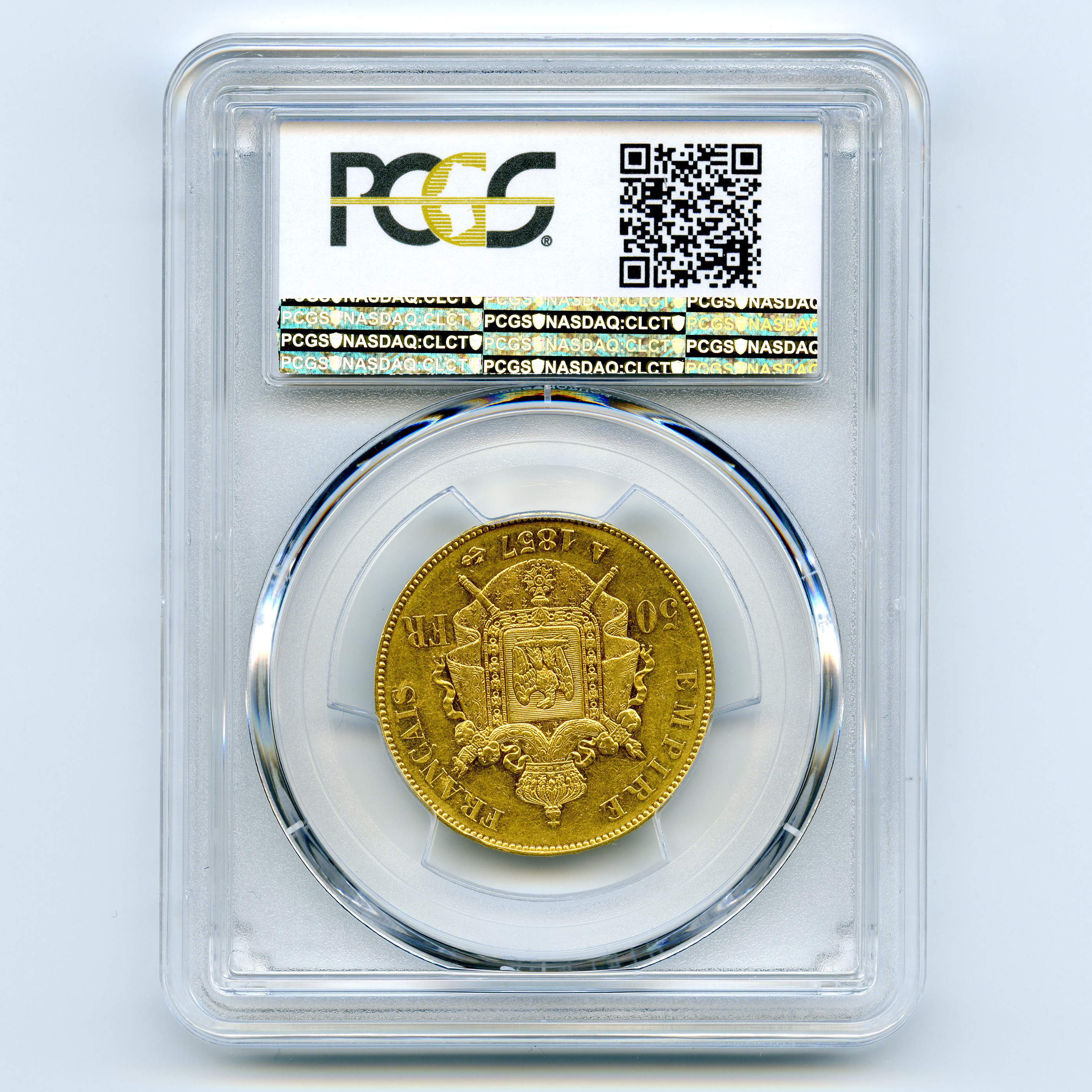 Napoléon III - 50 Francs - 1857 A revers Napoléon III - 50 Francs - 1857 A revers